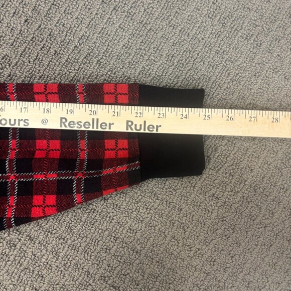 Ted Baker Knit Pullover 6 Tartan Plaid Polo Rugby Elbow Patch Collared Jumper - Picture 7 of 12